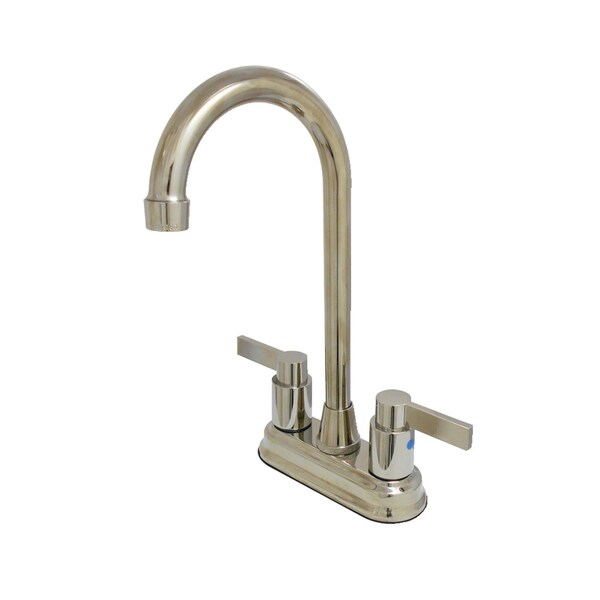 KB8496NDL NuvoFusion 4" Centerset Bar Faucet, Polished Nickel
